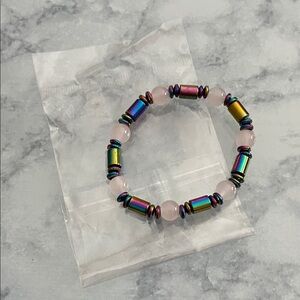 Rainbow Beaded Bracelet